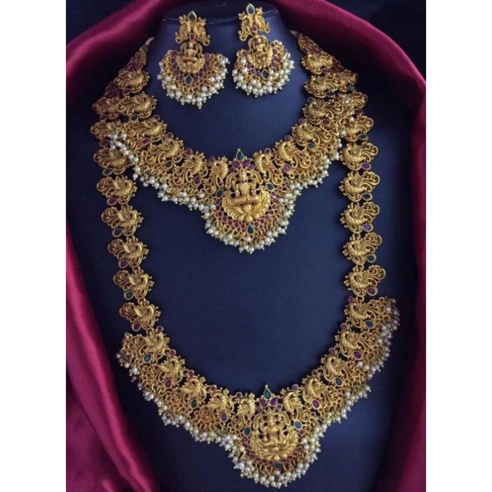 Elegant Combo Jewellery Set Gold