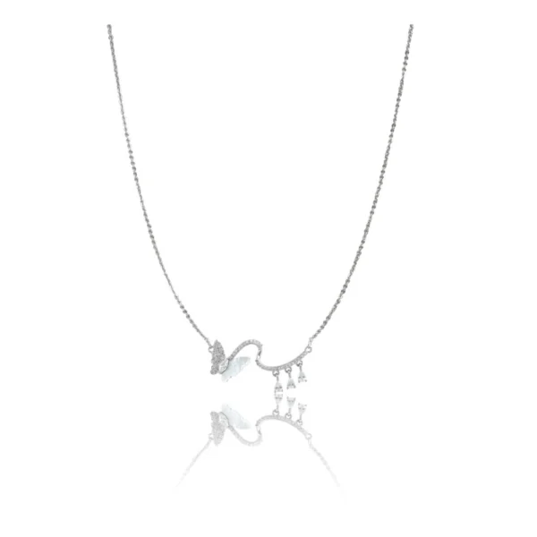 Women's Stainless Steel Imported Stanless Steel Pendent Chain (Silver Plated)