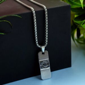 Ram Pendant Silver Plated Necklace – Unisex Stylish Jewelry