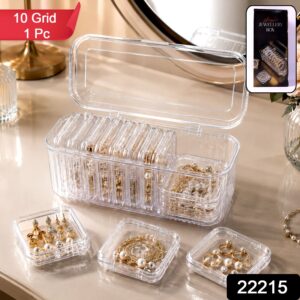 Acrylic Jewellery Storage Box – Clear Organizer with...
