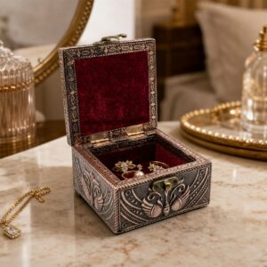 Jewellery Storage Box – Traditional Copper Embossed Eleph...