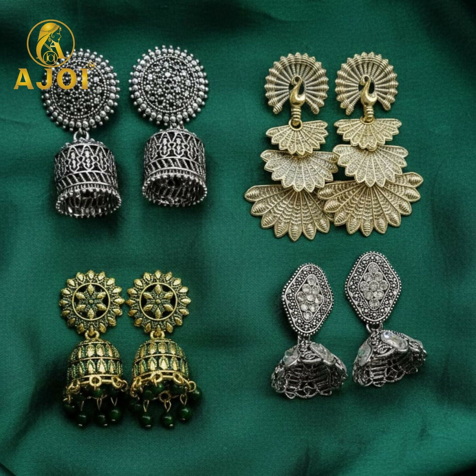 Royal Fusion Statement Earrings – Heritage & Contempo...
