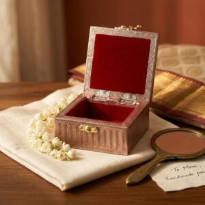 Elephant Jewelry Box – Elegant antique copper finish...