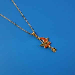 Steamer Boat Pendant Necklace – Unique Design for Women